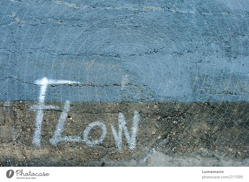 let it ... Mauer Wand Stein Zeichen Schriftzeichen Graffiti Frustration Gefühle einzigartig Kreativität Langeweile Leichtigkeit Leidenschaft protestieren