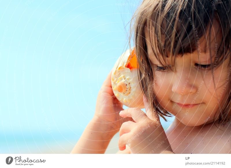 ich höre zu Wellness Leben harmonisch Wohlgefühl Zufriedenheit Sinnesorgane Erholung ruhig Meditation Kinderspiel Sommerurlaub Sonne Sonnenbad Strand Meer Insel