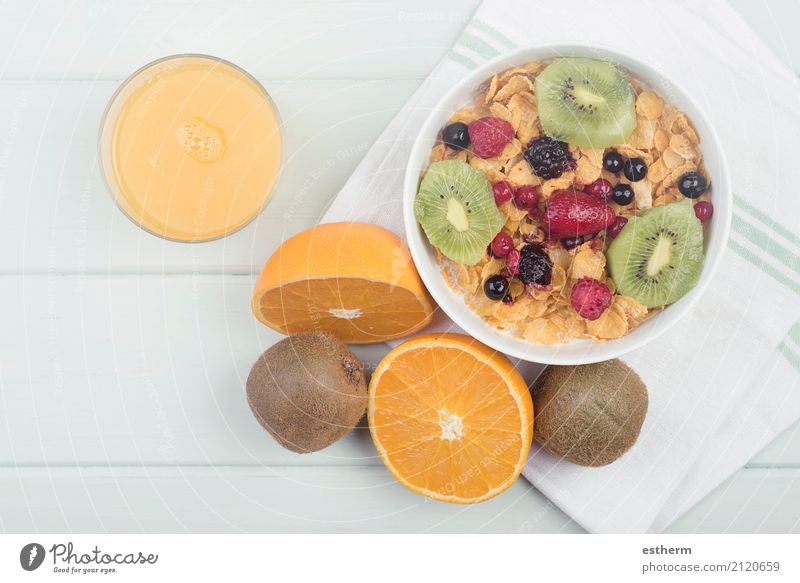 gesundes Frühstück Lebensmittel Frucht Orange Ernährung Essen Mittagessen Bioprodukte Vegetarische Ernährung Diät Getränk Schalen & Schüsseln Lifestyle