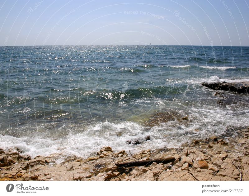 Frisch aus Kroatien II Ferien & Urlaub & Reisen Tourismus Ferne Sommer Sommerurlaub Strand Meer Wellen Natur Urelemente Wasser Himmel Schönes Wetter Küste schön