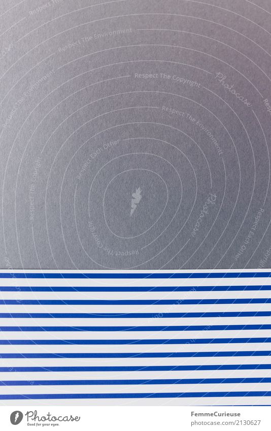Muster (02) Papier mehrfarbig blau-weiß grau Pappschachtel Karton Basteln bastelpapier gestreift Streifen Farbstoff Farbenspiel graphisch Geometrie