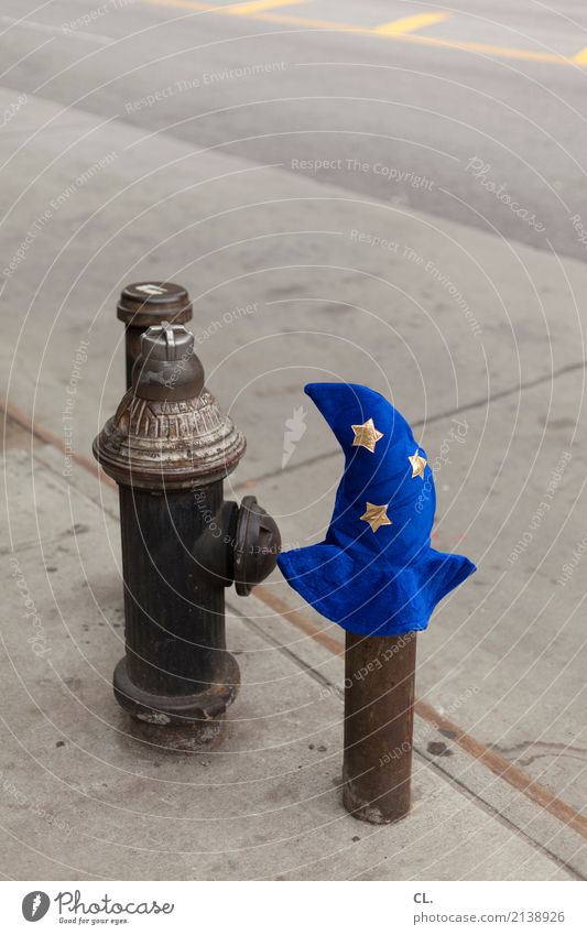 verwandlung für anfänger New York City USA Verkehr Verkehrswege Straße Wege & Pfade Hut Poller Hydrant Karnevalskostüm Kostüm Stern (Symbol) außergewöhnlich