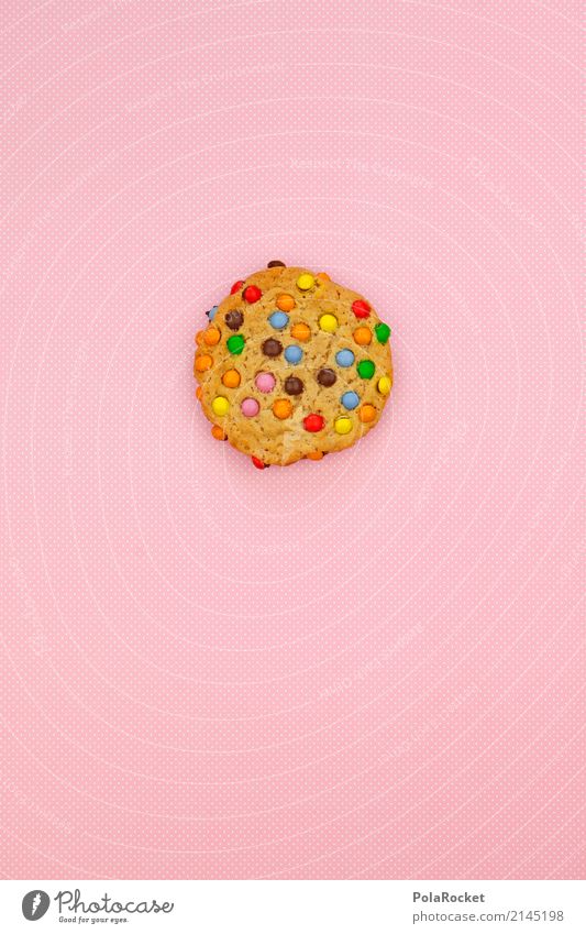 #AS# Cookie Bunt Kunst ästhetisch Essen Foodfotografie Gesunde Ernährung Speise lecker ungesund Backwaren rosa mehrfarbig Snack Snackbar Pause Kindheit