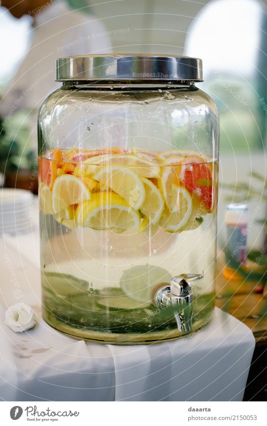Fruchtwasser Lebensmittel Orange Zitrone Limone Getränk Wasser Lifestyle elegant Stil Design Freude harmonisch Freizeit & Hobby Abenteuer Freiheit