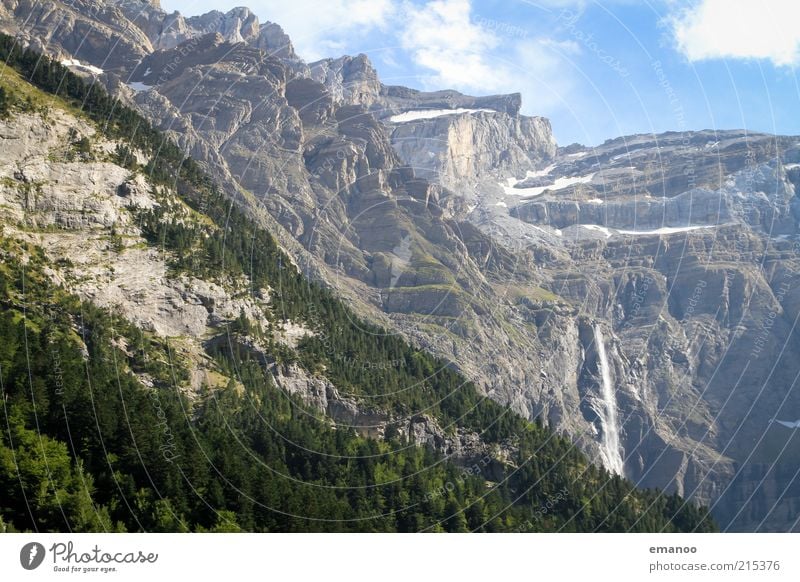 la grande cascade Freiheit Sommer Berge u. Gebirge Natur Landschaft Klima Wetter Wald Felsen Alpen Gipfel Gletscher Schlucht hoch schön Wasser Wasserfall