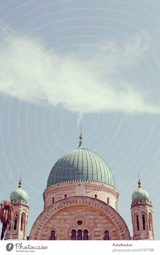 #A# Glaube Klima ästhetisch Kuppeldach Märchen Moschee Arabien Farbfoto mehrfarbig Außenaufnahme Experiment abstrakt Menschenleer Textfreiraum links