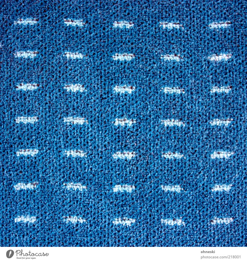 Zug fahren Design Dekoration & Verzierung Stoff Textilien Überzug Teppich blau Farbfoto abstrakt Muster Strukturen & Formen Polster Menschenleer Textfreiraum