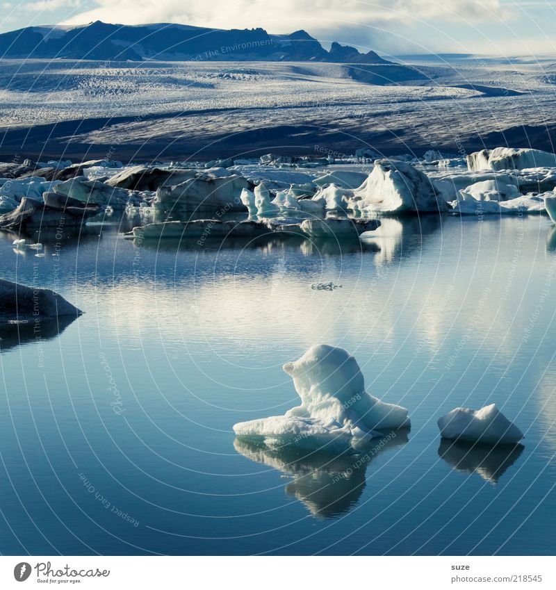 Scholli Ferien & Urlaub & Reisen Umwelt Natur Landschaft Urelemente Wasser Sommer Klima Klimawandel Eis Frost Gletscher See außergewöhnlich fantastisch