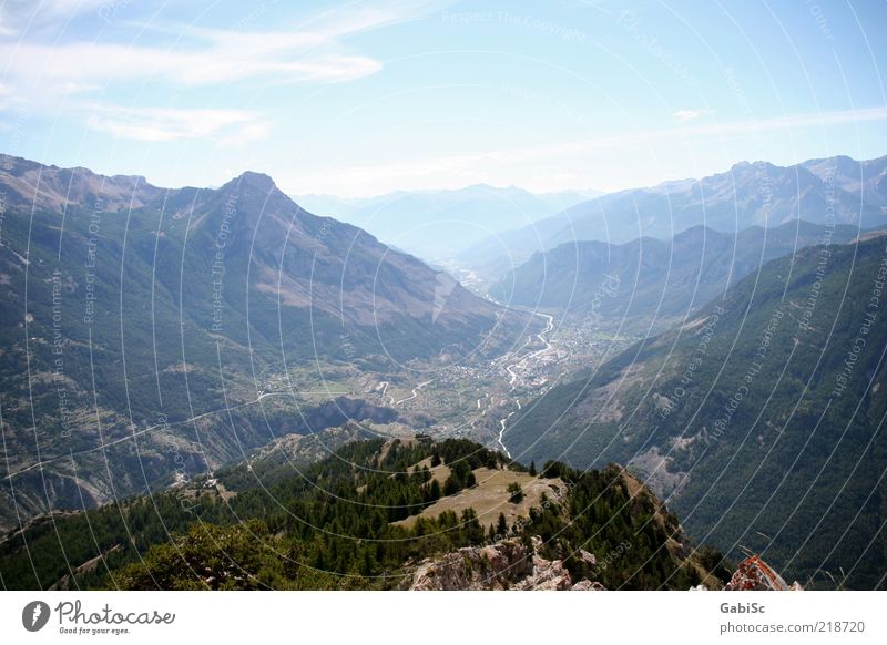 Les vigneux, Französische Alpen Landschaft Sommer Schönes Wetter Berge u. Gebirge entdecken Erholung Fröhlichkeit Zufriedenheit Lebensfreude Vorfreude