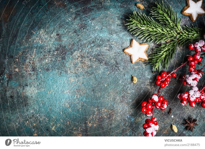 Weihnachten Hintergrund Mit Dekoration Ein Lizenzfreies Stock Foto Von Photocase