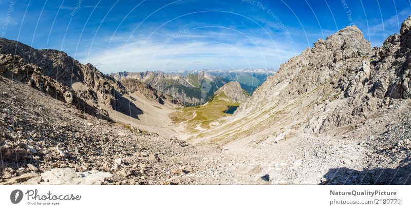 Panorama in Gramais elegant Leben Sinnesorgane Meditation Kur Spa Freizeit & Hobby Tourismus Ausflug Abenteuer Ferne Freiheit Berge u. Gebirge wandern Sport