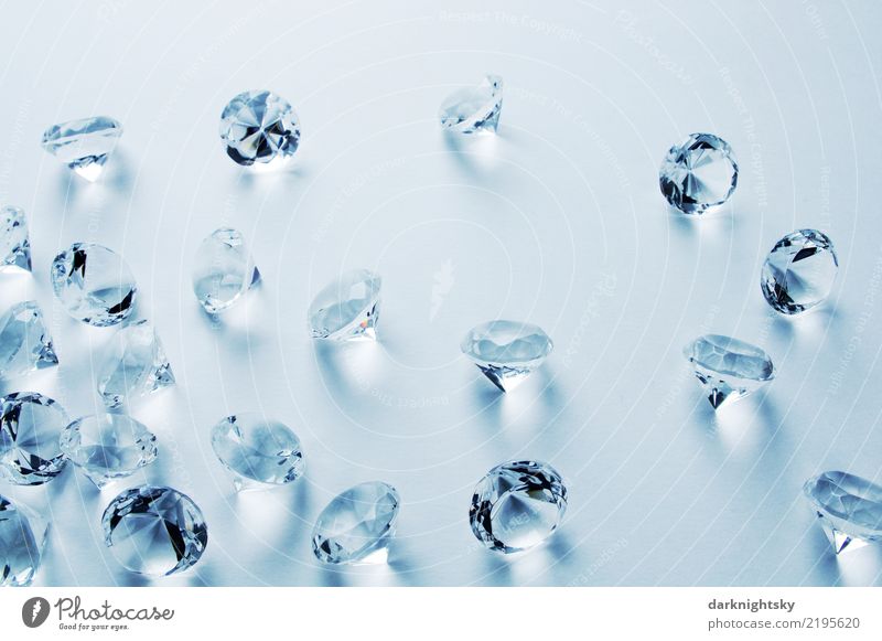 Diamonds All Over elegant sparen Industrie Diamant Schmuck Glas Reichtum Sicherheit ästhetisch authentisch Coolness reich Sauberkeit blau grau weiß Reinheit