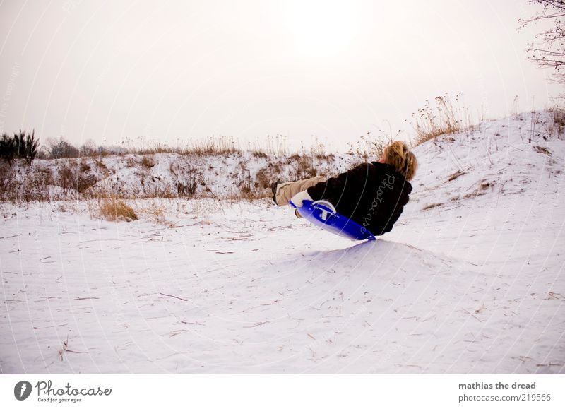 einen guten rutsch! Schlittenfahrten, schneerutscher, schnee - ein  lizenzfreies Stock Foto von Photocase
