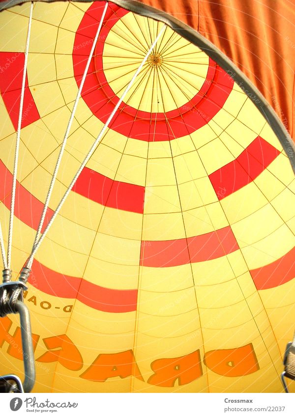 Luftfee von und zu_0202 Ballone Gasbrenner Luftverkehr innenansicht Himmel Perspektive Detailaufnahme Strukturen & Formen Hülle Falte Seil Innenaufnahme