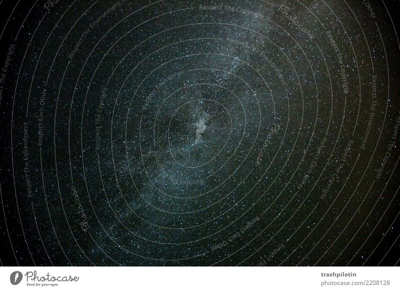 Night Sky Stern Blick Milchstrasse Weltall Langzeitbelichtung Nacht Außenaufnahme Menschenleer