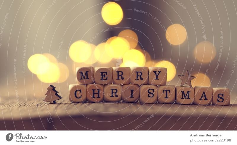 Merry Christmas Winter Dekoration & Verzierung Feste & Feiern Weihnachten & Advent Freude Vorfreude blur blurred blurry bright card color decoration defocused