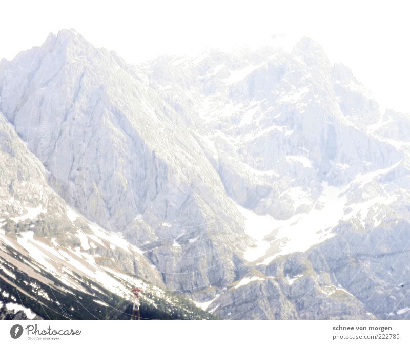 gletschergarten Umwelt Natur Landschaft Urelemente Klima Wetter Eis Frost Schnee Felsen Alpen Berge u. Gebirge Gipfel Schneebedeckte Gipfel Gletscher Farbfoto