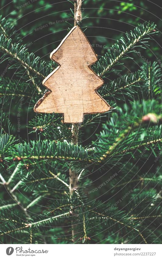Weihnachtstannenform auf Niederlassung Design Winter Dekoration & Verzierung Feste & Feiern Weihnachten & Advent Natur Baum Papier Holz neu grün weiß Tanne
