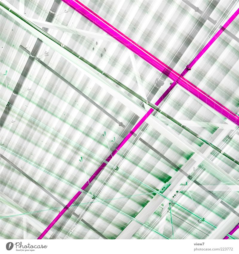 graphix Metall Zeichen Linie Streifen ästhetisch dünn einfach elegant modern rosa bizarr chaotisch Design geheimnisvoll Idee komplex Ordnung rein schön