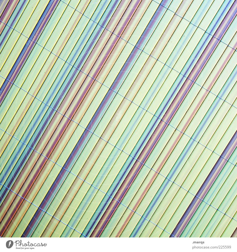 Tilt Stil Design Kunststoff Linie einfach einzigartig mehrfarbig Hintergrundbild Gedeckte Farben Nahaufnahme abstrakt Muster Strukturen & Formen Streifen