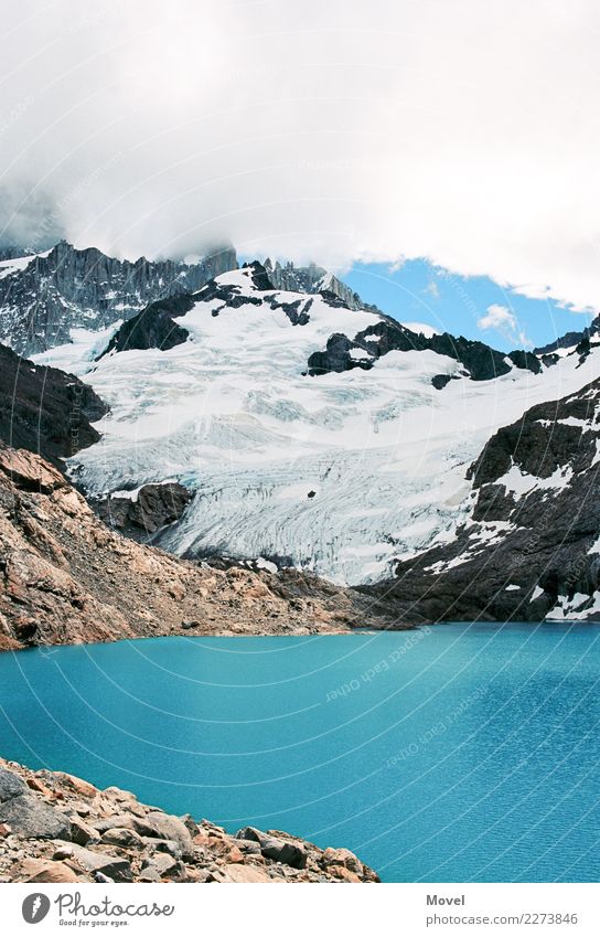 Tierra del Fuego Natur Luft Wasser Wolken Klimawandel Eis Frost Schnee Berge u. Gebirge Gipfel Schneebedeckte Gipfel Gletscher Vulkan beobachten