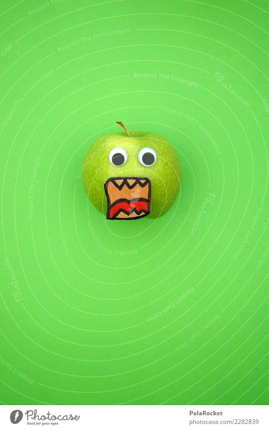 #AS# Aaaaaahhh! Kunst ästhetisch Kitsch Apfel Apfelernte Apfel der Erkenntnis Apfelkuchen Apfelplantage Apfelkompott grün grasgrün Wut sauer Auge schreien