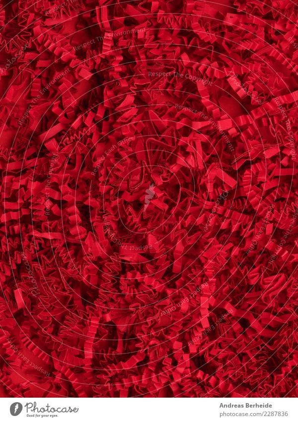 Geschreddert Design Dekoration & Verzierung Papier Zettel rot Schutz Dienstleistungsgewerbe Sicherheit structure texture abstract cardboard paper shredded color