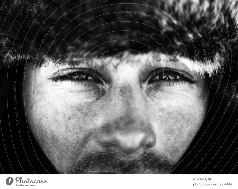 E.X.P.E.D.I.T.I.O.N.² Mensch Junger Mann Jugendliche Erwachsene Gesicht Auge ästhetisch Mütze kalt Kälteschutz Arktis Sibirien intensiv Blick Nase Erfahrung