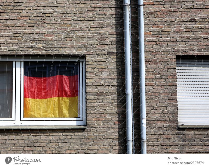 Deutschland Auto Fenster Fahne - Wurfmaterial-koeln