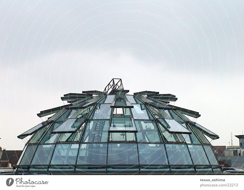 glaskuppel Glasdach Kuppeldach Parkhaus Glaskuppel Architektur
