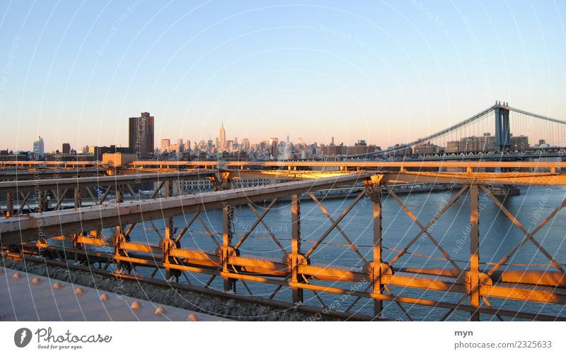 Brooklyn Bridge | Manhattan Ferien & Urlaub & Reisen Sightseeing Städtereise New York City Manhattan Bridge USA Amerika Stadt Stadtzentrum Skyline Hochhaus