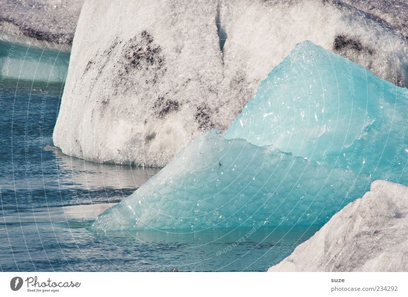 Eisspitz Umwelt Natur Urelemente Wasser Klima Frost eckig kalt natürlich Spitze Island Gletschereis hell-blau Gletscherschmelze Farbfoto Gedeckte Farben