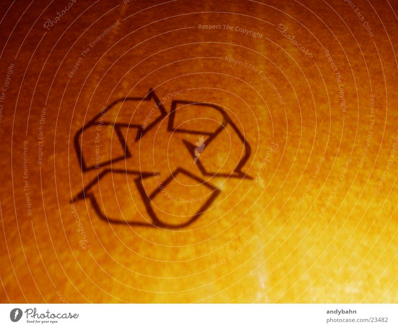 recycle it! Ikon Symbole & Metaphern Recycling Herz-/Kreislauf-System Verpackung Karton Dinge Zeichen Pfeil