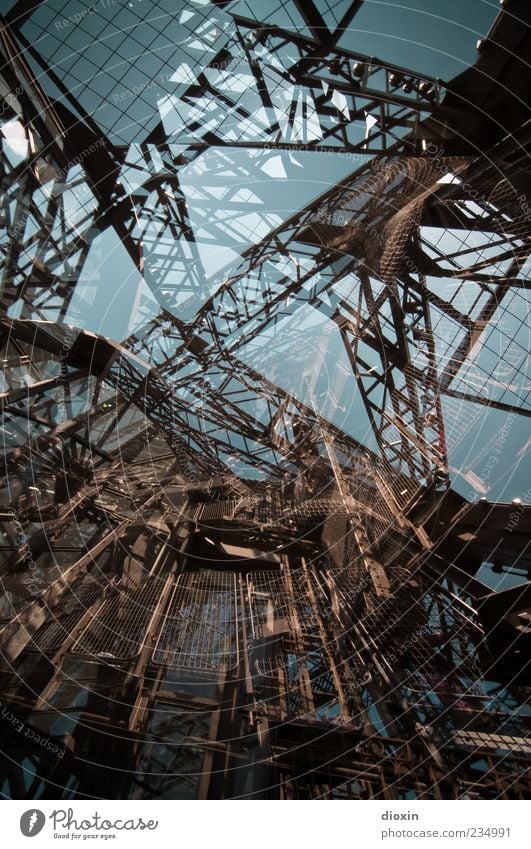 Der Alptraum des Gustave Eiffel Paris Turm Bauwerk Architektur Fernsehturm Sehenswürdigkeit Wahrzeichen Denkmal Tour d'Eiffel Stahl gigantisch groß verrückt