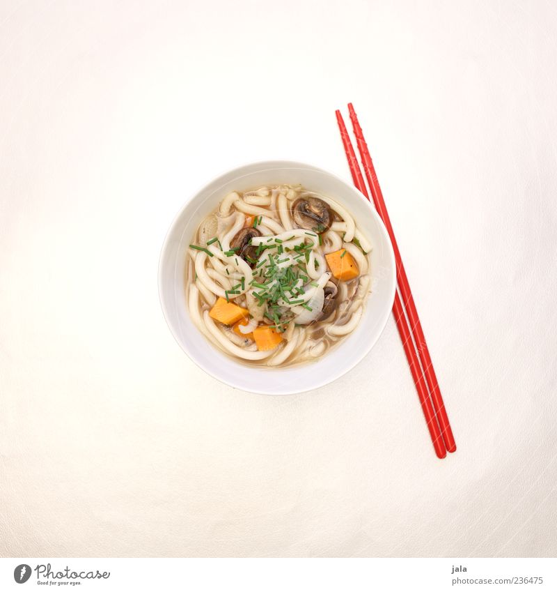 kake udon Lebensmittel Gemüse Suppe Eintopf Nudeln Udon Ernährung Mittagessen Vegetarische Ernährung Japanisch japanische küche Schalen & Schüsseln Essstäbchen