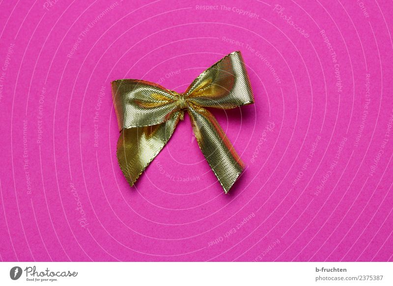 goldene Schleife Feste & Feiern Hochzeit Geburtstag Taufe glänzend Erotik feminin rosa Begierde Erwartung Freude Geschenkband schenken einpacken Verpackung