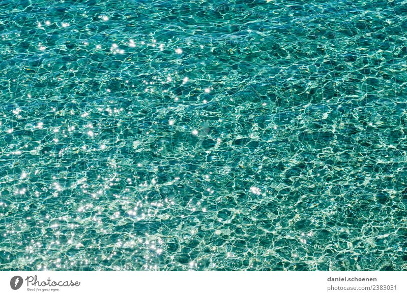 neulich am Meer 2 Ferien & Urlaub & Reisen Sommer Sommerurlaub Sonne Strand Wellen Wasser blau türkis rein Farbfoto mehrfarbig Menschenleer Licht