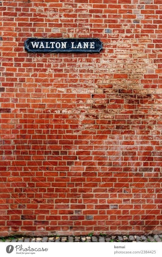 Walton Lane, Oxford Stil Tourismus Sightseeing Städtereise England Stadt Stadtzentrum Altstadt Haus Mauer Wand Fassade Backsteinwand Backsteinfassade