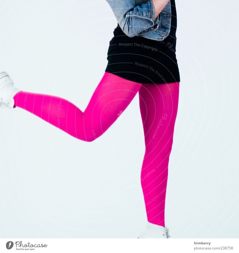 mädchenbild Lifestyle Stil Freude Mensch feminin Junge Frau Jugendliche Erwachsene Leben Arme Gesäß Beine 1 18-30 Jahre Mode Bekleidung Rock Jacke Strumpfhose