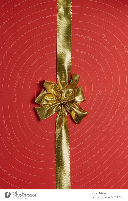 goldene Schleife Feste & Feiern Weihnachten & Advent Silvester u. Neujahr Hochzeit Geburtstag Taufe Papier Verpackung Paket Dekoration & Verzierung Kunststoff