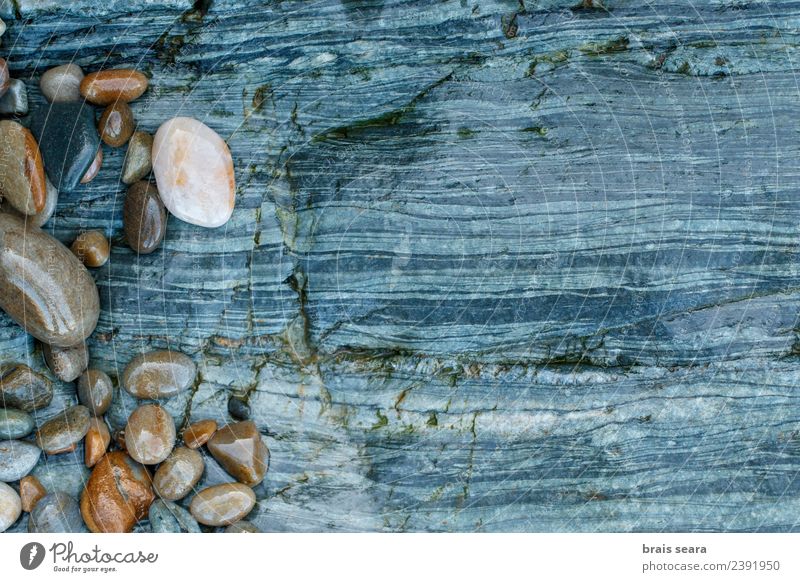 Kieselsteine über der Steinkomposition als Hintergrund. Design Erholung Schwimmbad Strand Meer Dekoration & Verzierung Tapete Wissenschaften Kunst Kunstwerk