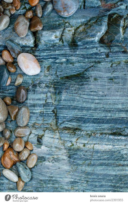 Kieselsteine über der Steinkomposition als Hintergrund. Design Erholung Schwimmbad Strand Meer Dekoration & Verzierung Tapete Wissenschaften Umwelt Natur