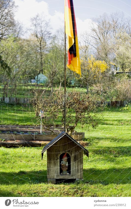 Deutsche Bescheidenheit Stil Design Wohlgefühl Erholung ruhig Freizeit & Hobby Umwelt Natur Landschaft Garten Wiese Haus Hütte einzigartig Idee Idylle