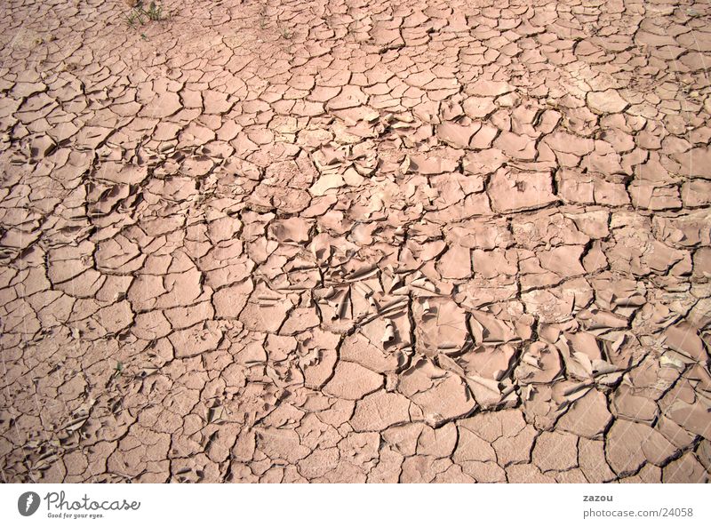 Getrocknete Erde Schlamm Dürre Hintergrundbild trocken Bodenbelag Makroaufnahme