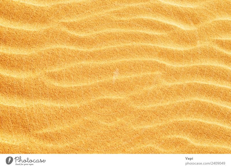 Sandstruktur am Strand Design Ferien & Urlaub & Reisen Sommer Tapete Natur Urelemente Sonne Sonnenlicht Wärme Dürre Küste Wüste natürlich Sauberkeit braun gelb
