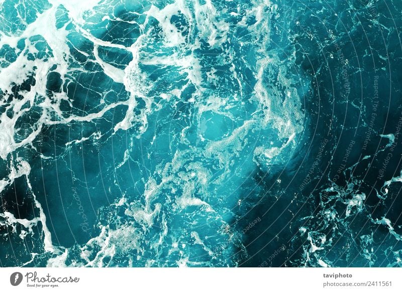 blaue Meerwasserstruktur schön Erholung Schwimmbad Ferien & Urlaub & Reisen Sommer Natur Wasser Bewegung glänzend Coolness frisch hell nass natürlich Sauberkeit