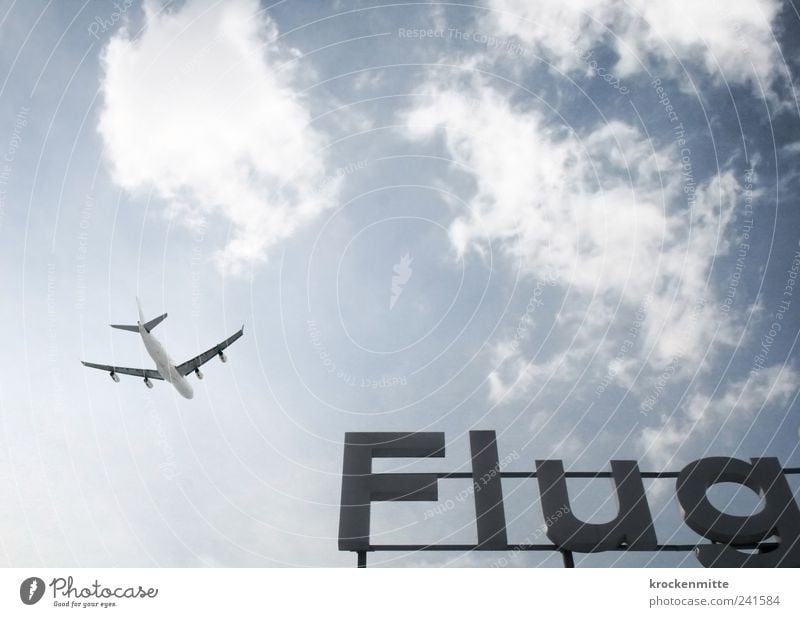 Guten... Himmel Wolken Verkehr Verkehrsmittel Personenverkehr Luftverkehr Flugzeug Passagierflugzeug Flughafen Flugplatz Flugzeuglandung Flugzeugstart