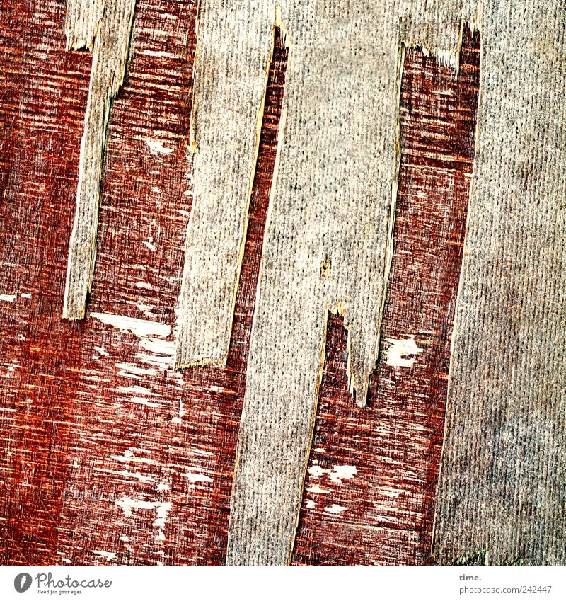 Ritterburg, Skyline Menschenleer Kunst Tischlerplatte Holz Holzbrett Beschichtung alt Sand Multiplexplatte abgesplittert rottig diagonal braun Farbfoto
