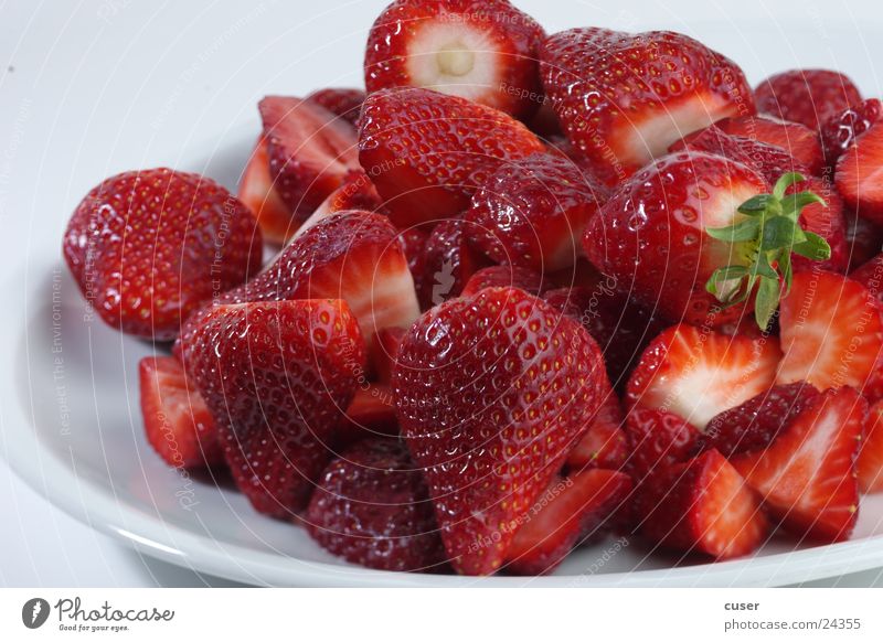 Erdbeeren rot Gesundheit Frucht Beeren