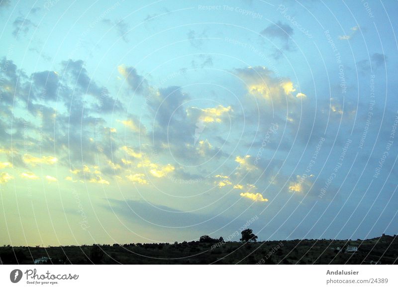 Licht über Andalusien Wolken Stimmung Sonne Abend Himmel Farbe